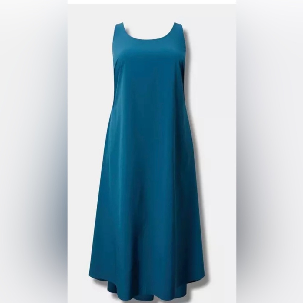 NWT Torrid Elegant Teal Sleeveless Maxi Dress size 2X 🌹🌸🌺 BC BAG 04 - Picture 6 of 10